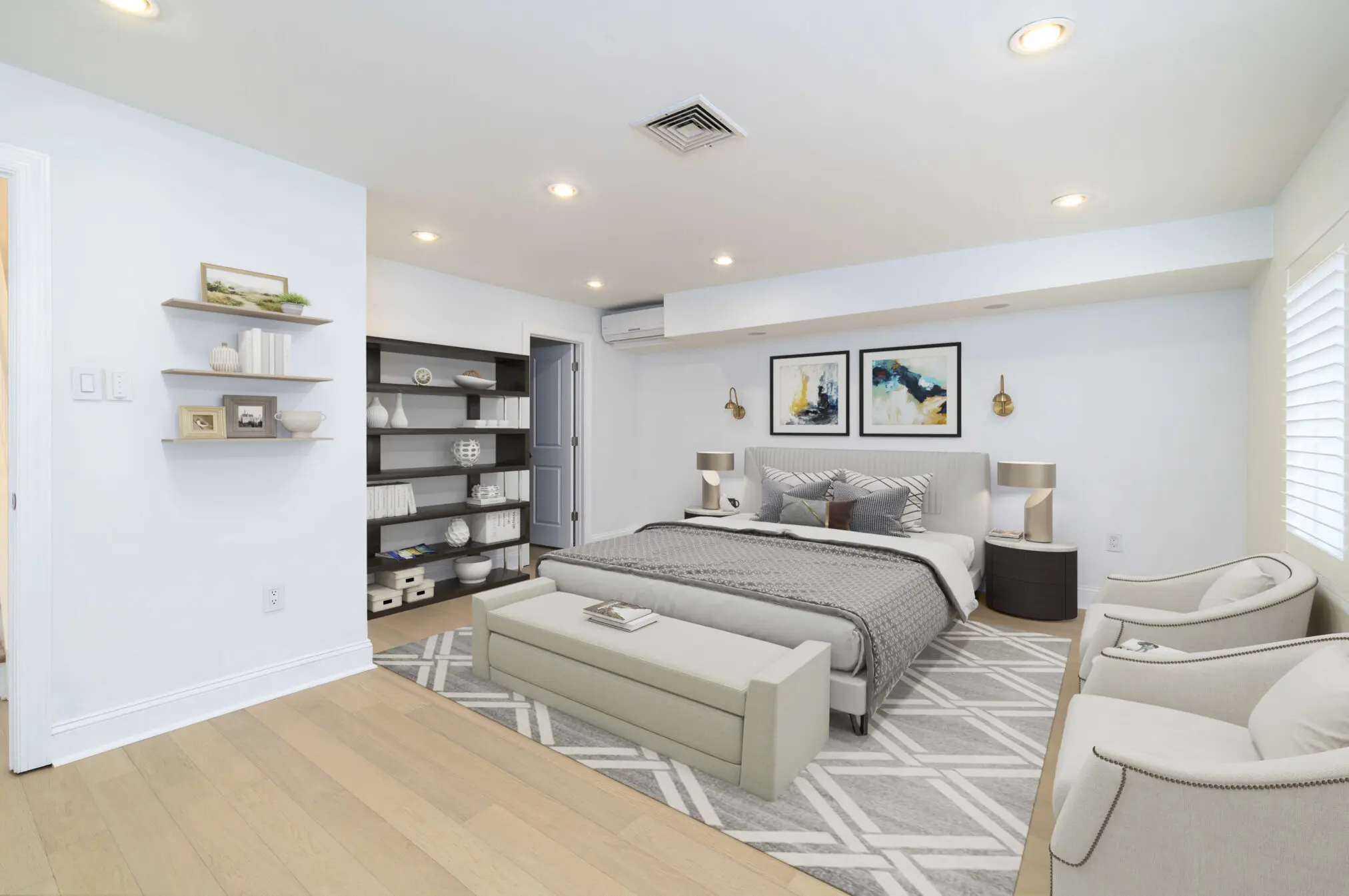 Vibrant Rittenhouse Square Park in Philadelphia Surrounded by Skyscrapers and Lush Greenery