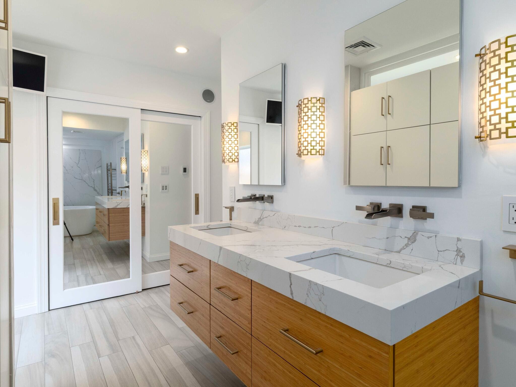 Interior view from Rittenhouse Square condo in Philadelphia, PA